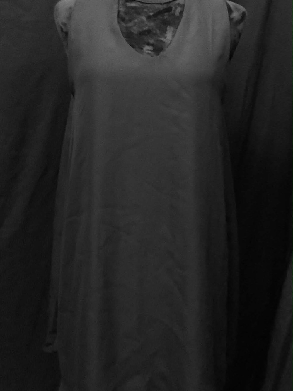 Style Rack Black Top with Fabric Brand Tag